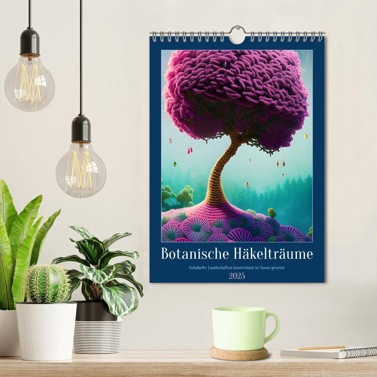 Bild: 9783435880980 | Botanische Häkelträume (Wandkalender 2025 DIN A4 hoch), CALVENDO...