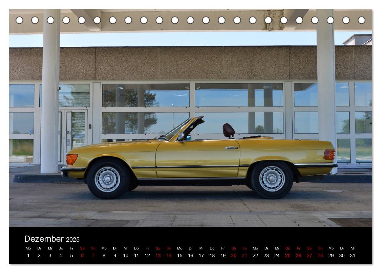 Bild: 9783435440825 | Mercedes SL W107 - zeitlose Eleganz (Tischkalender 2025 DIN A5...