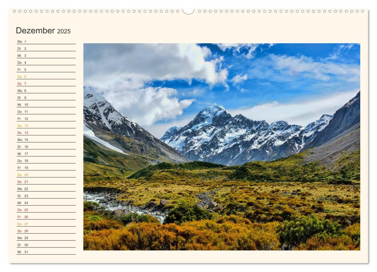 Bild: 9783435486892 | Neuseeland - atemberaubend schön (Wandkalender 2025 DIN A2 quer),...