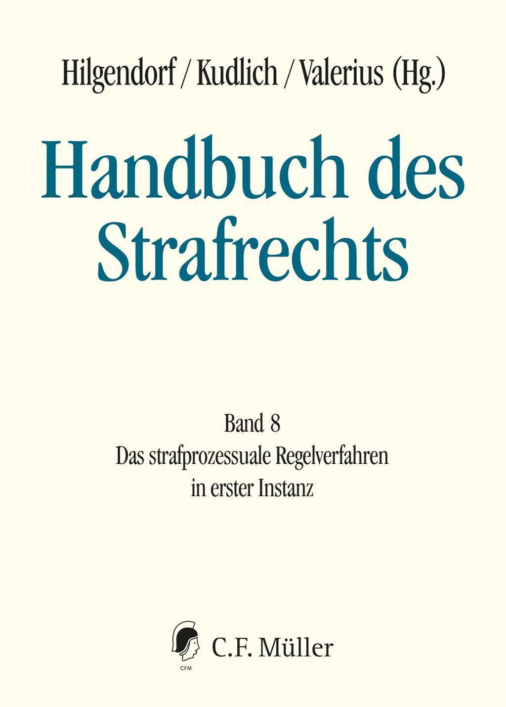 Cover: 9783811488083 | Handbuch des Strafrechts 08 | Eric Hilgendorf (u. a.) | Buch | Deutsch