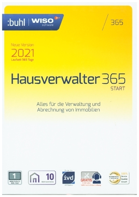 Cover: 4011282002688 | WISO Hausverwalter 365 Start, CD-ROM | CD-ROM | 2020