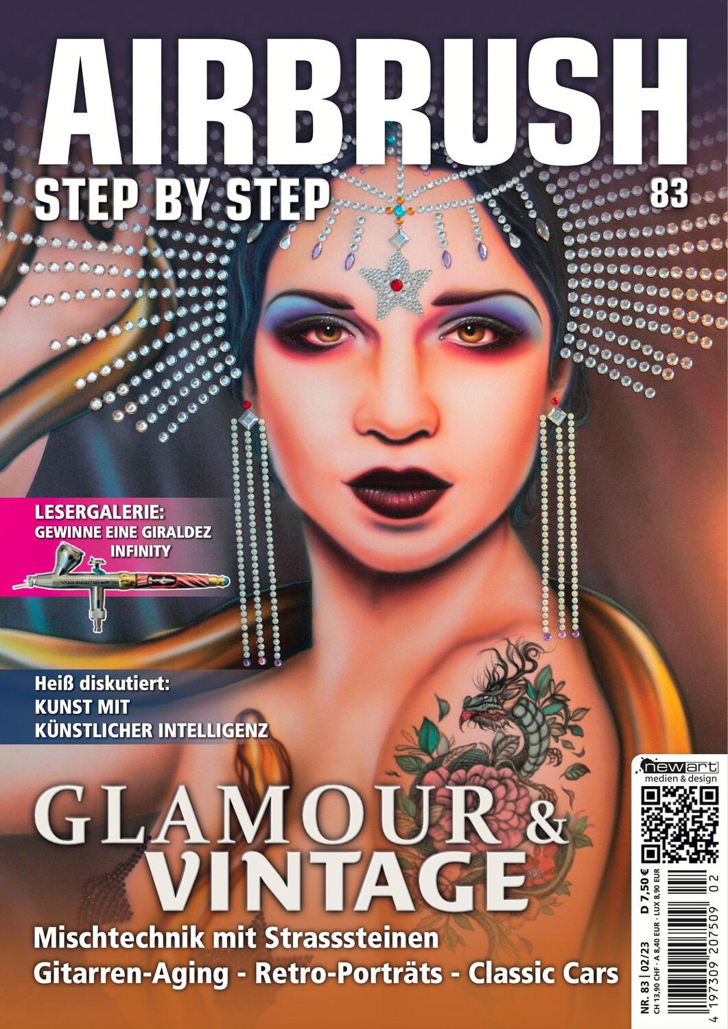 Cover: 9783941656710 | Airbrush Step by Step 83 | Glamour &amp; Vintage | Caballero (u. a.)