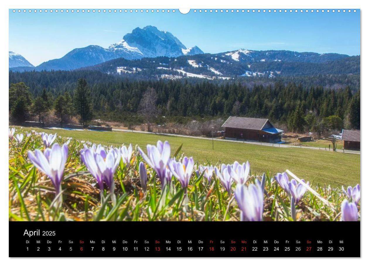 Bild: 9783435611522 | Bergblicke - Elmau (Wandkalender 2025 DIN A2 quer), CALVENDO...