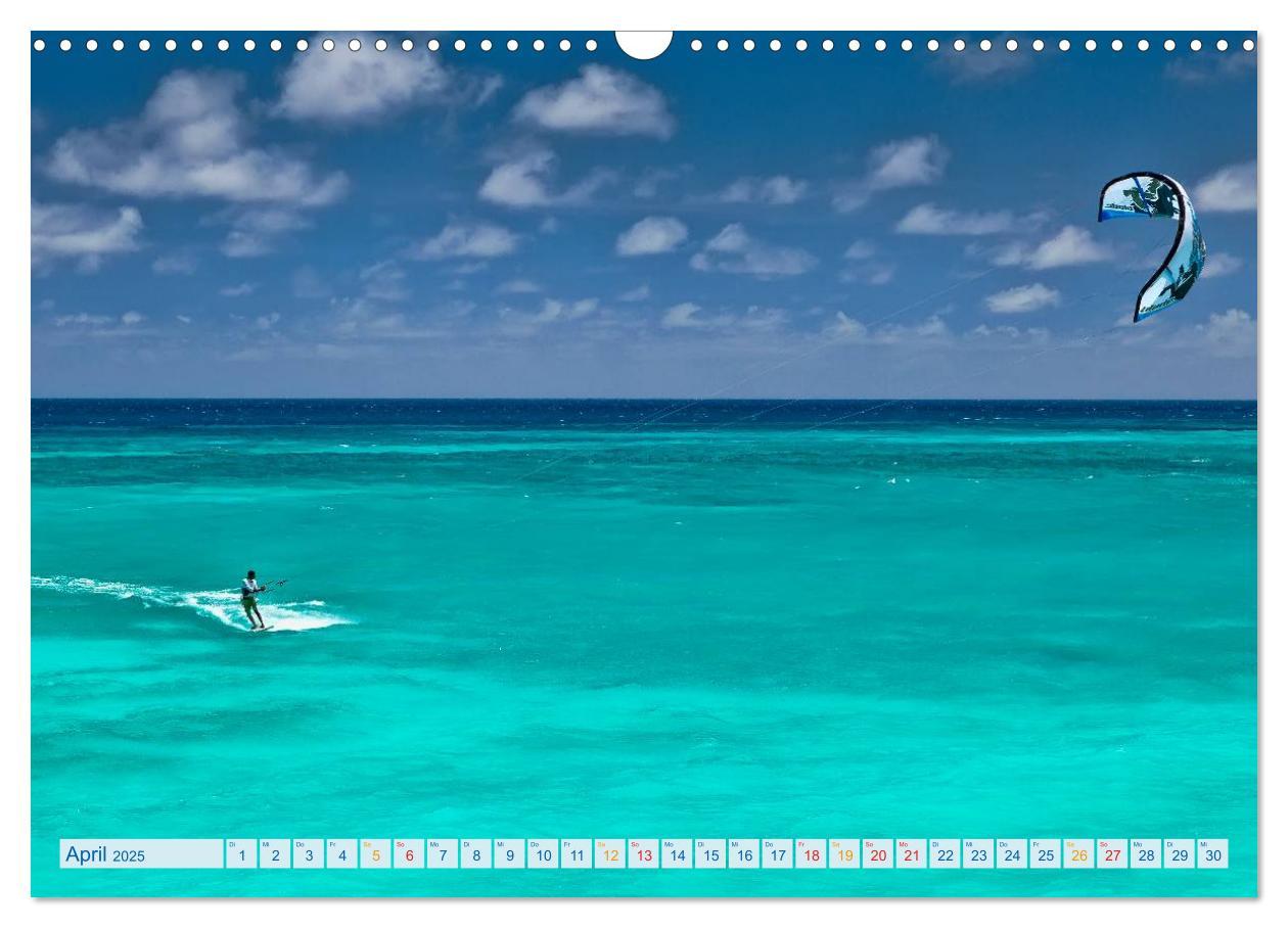 Bild: 9783435727117 | Kitesurfen - über den Wellen (Wandkalender 2025 DIN A3 quer),...