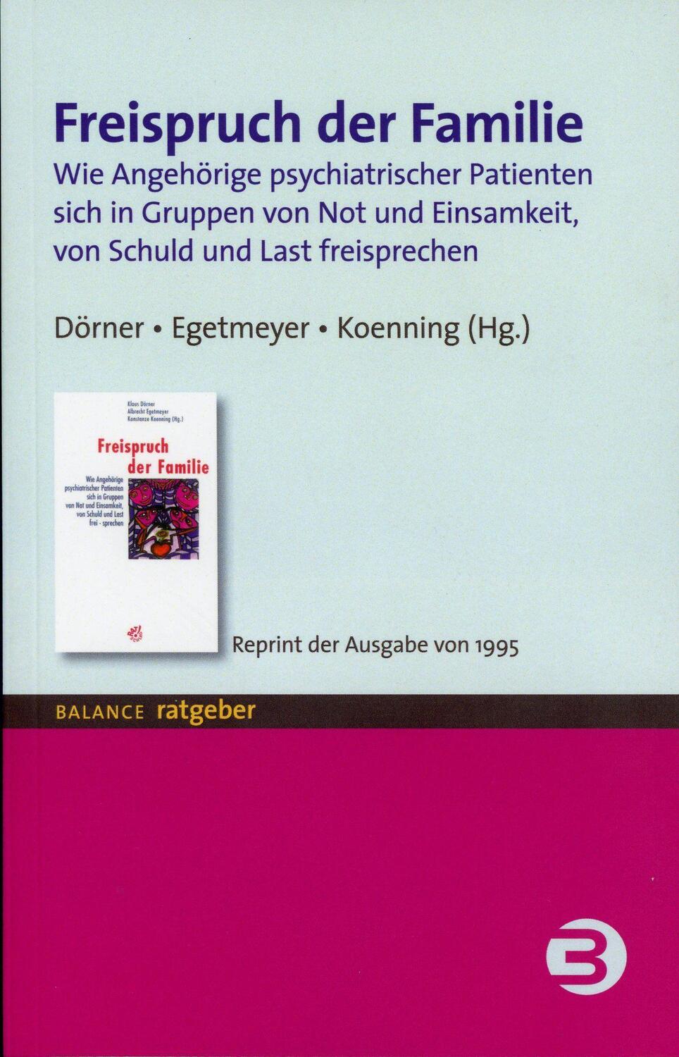 Cover: 9783867391412 | Freispruch der Familie | Klaus Dörner (u. a.) | Taschenbuch | Deutsch