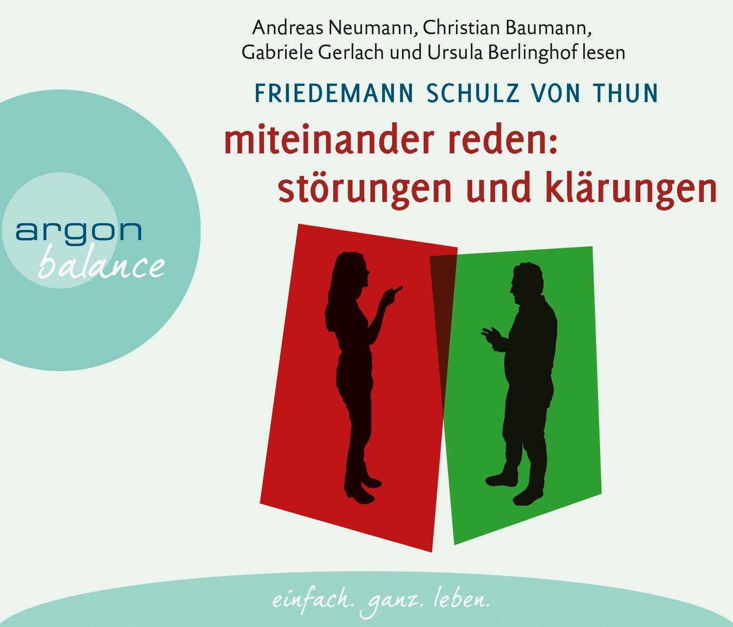 Cover: 9783839880210 | Miteinander reden Teil 1: Störungen und Klärungen | Thun | Audio-CD