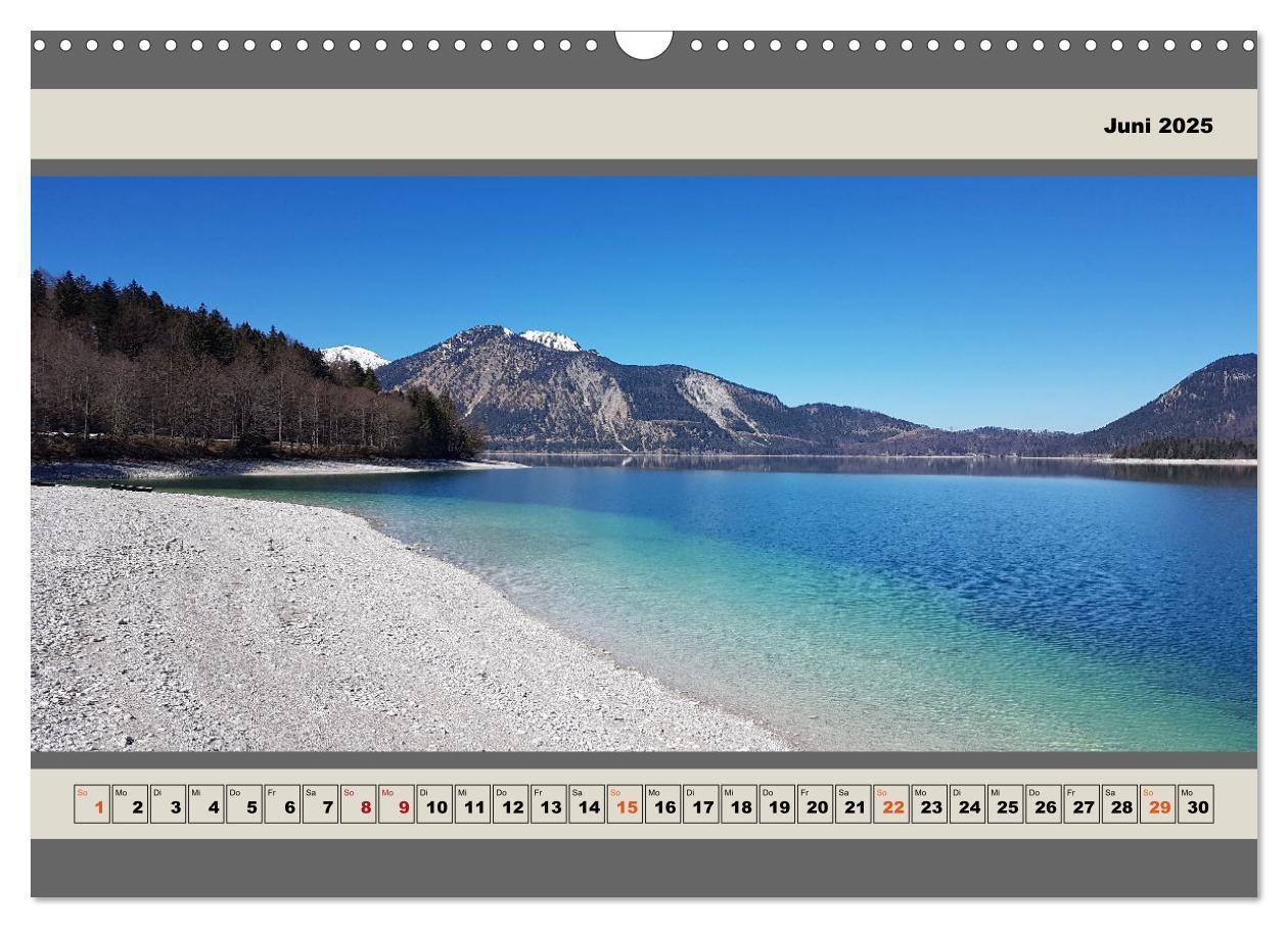 Bild: 9783383995958 | Walchensee Panorama (Wandkalender 2025 DIN A3 quer), CALVENDO...