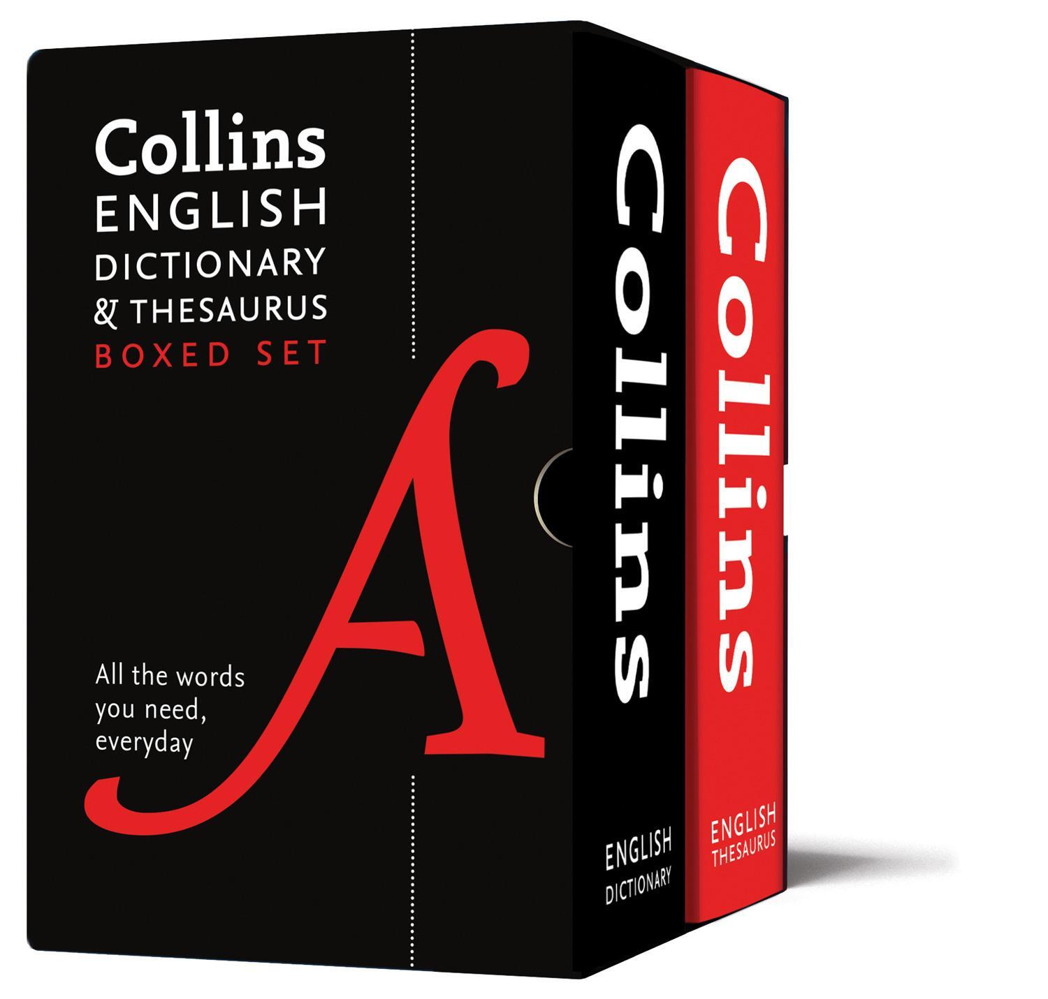 Cover: 9780008309725 | Collins English Dictionary and Thesaurus Boxed Set | Dictionaries