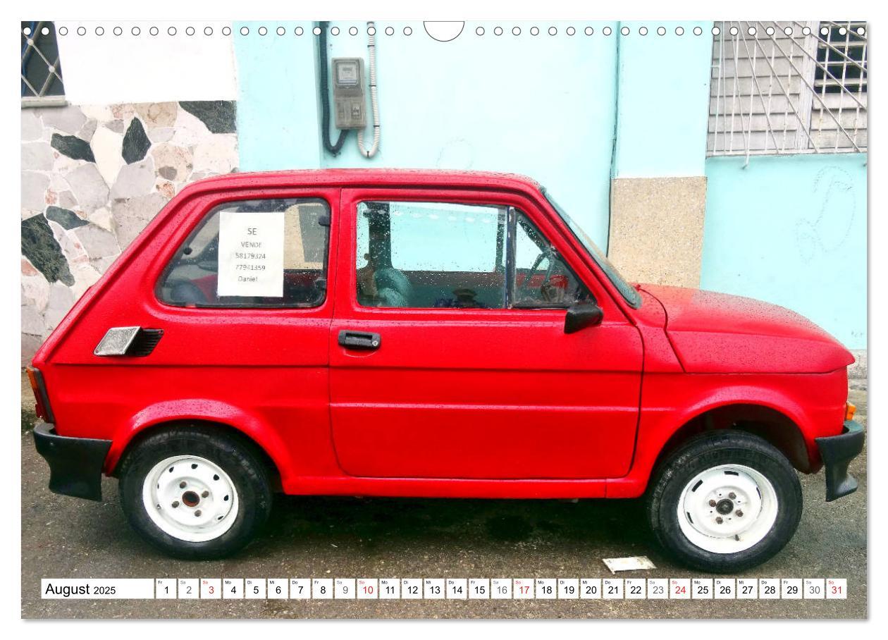 Bild: 9783435205011 | Polski Fiat 126p - Kult auf Kuba (Wandkalender 2025 DIN A3 quer),...