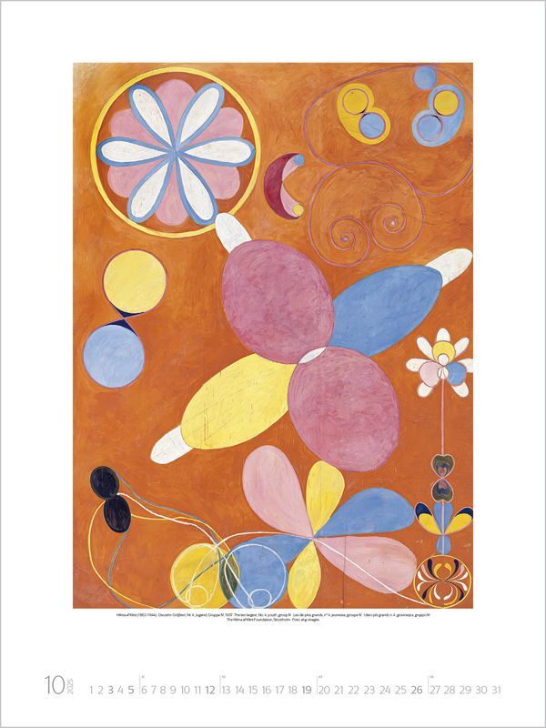 Bild: 9783731879718 | Hilma af Klint 2025 | Korsch Verlag | Kalender | Spiralbindung | 14 S.