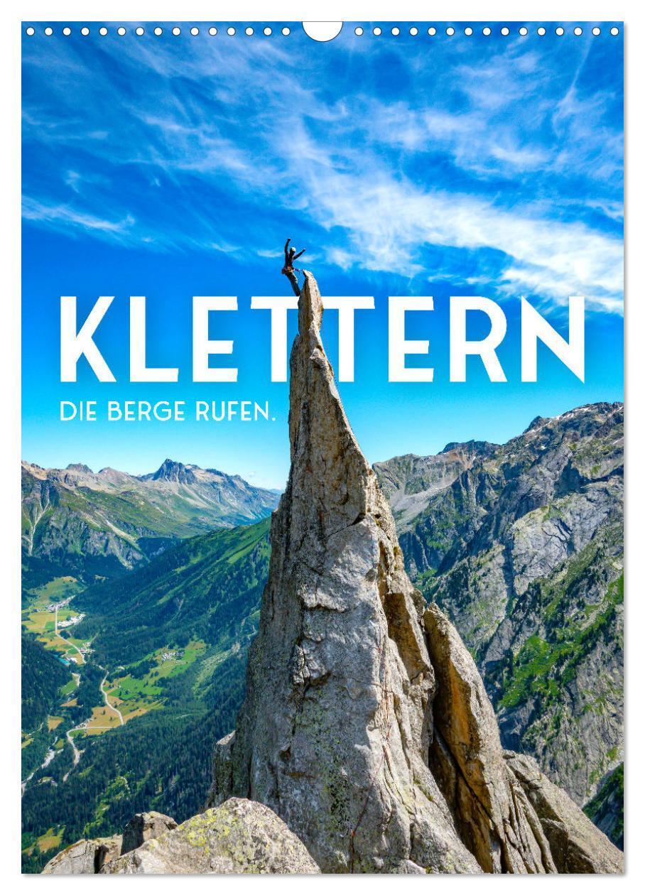 Cover: 9783675711969 | Klettern - Die Berge rufen. (Wandkalender 2024 DIN A3 hoch),...