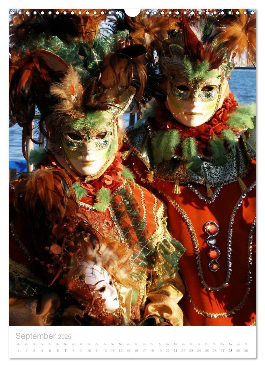 Bild: 9783457061152 | Masken der Sehnsucht - Karneval in Venedig (Wandkalender 2025 DIN...