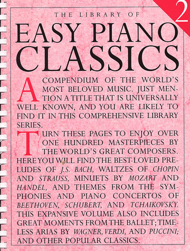 Cover: 752187940272 | Library Of Easy Piano Classics 2 | The Library Of | Music Sales