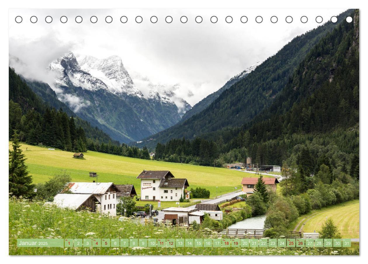 Bild: 9783435388646 | Pitztal in Bildern (Tischkalender 2025 DIN A5 quer), CALVENDO...