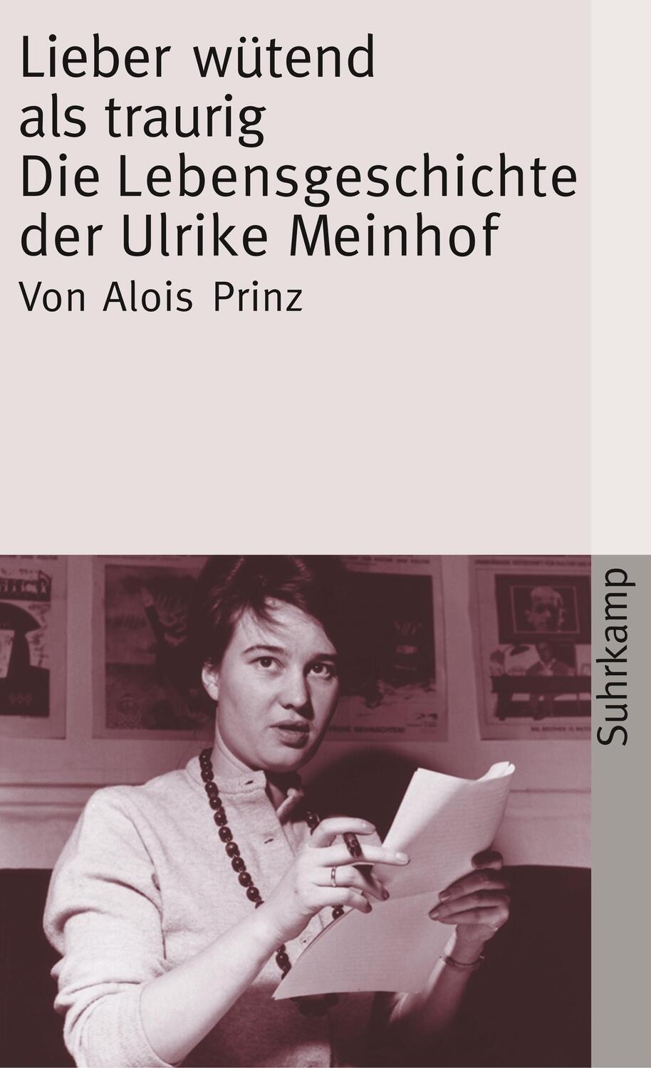 Cover: 9783518457252 | Lieber wütend als traurig | Alois Prinz | Taschenbuch | Deutsch | 2005