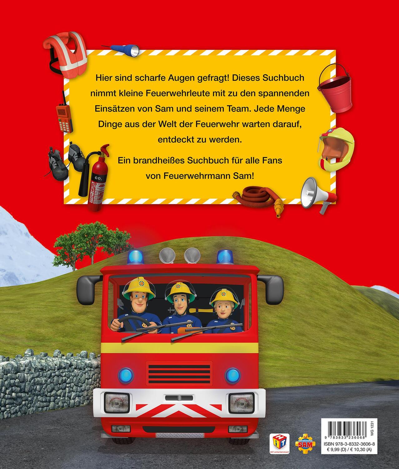 Rückseite: 9783833236068 | Feuerwehrmann Sam: Mein Wimmel-Suchbuch mit Feuerwehrmann Sam | Buch