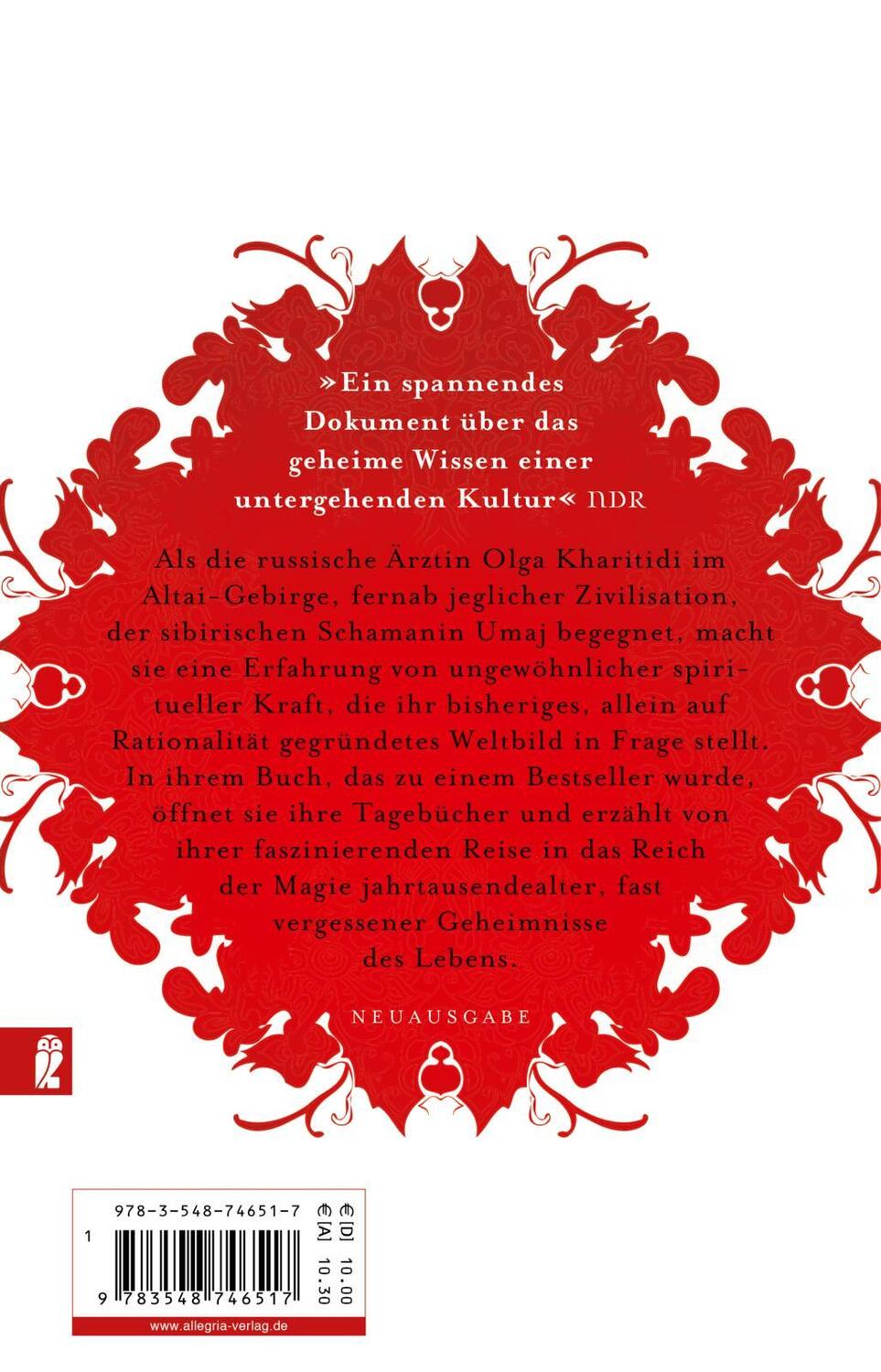 Rückseite: 9783548746517 | Das weiße Land der Seele | Olga Kharitidi | Taschenbuch | 304 S.