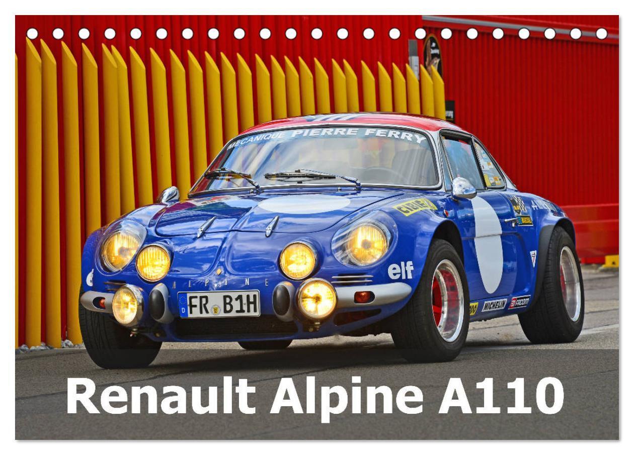 Cover: 9783435356515 | Renault Alpine A110 (Tischkalender 2025 DIN A5 quer), CALVENDO...