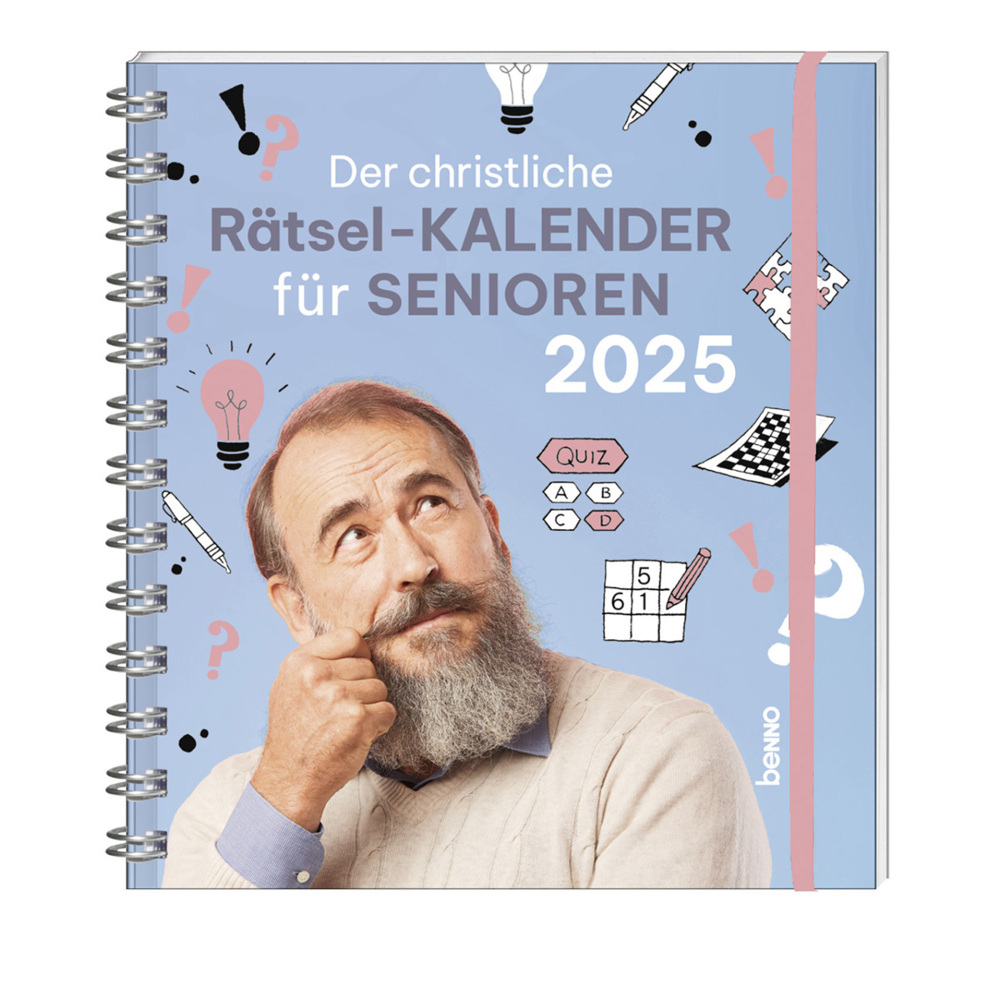 Cover: 9783746265643 | Der christliche Rätsel-Kalender für Senioren 2025 | Kalender | RINGB