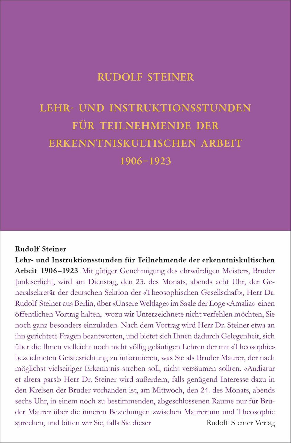 Cover: 9783727426551 | Lehr- und Instruktionsstunden für Teilnehmende der...