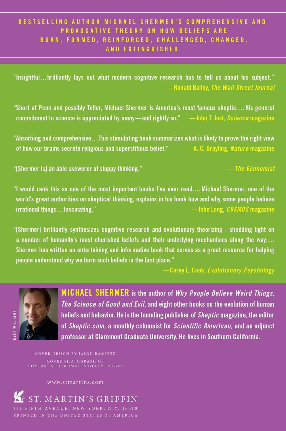 Rückseite: 9781250008800 | The Believing Brain | Michael Shermer | Taschenbuch | Englisch | 2012