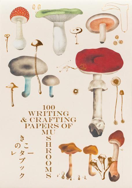 Cover: 9784756249531 | 100 Writing and Crafting Papers of Mushrooms | Pie International