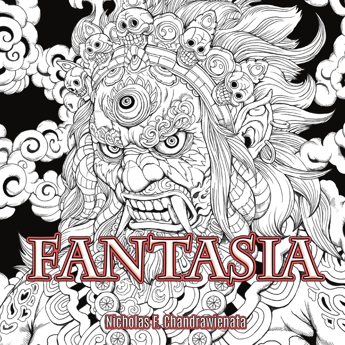 Cover: 9781947880009 | Fantasia Anti-Stress Adult Coloring Book | Nicholas F. Chandrawienata