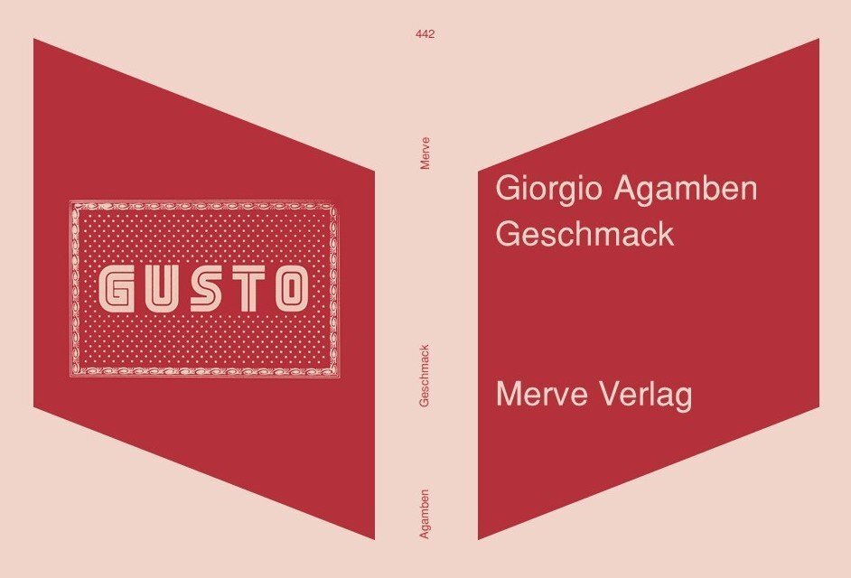 Cover: 9783883963860 | Geschmack | Giorgio Agamben | Buch | 80 S. | Deutsch | 2020 | Merve