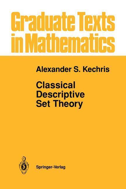 Bild: 9780387943749 | Classical Descriptive Set Theory | Alexander Kechris | Buch | xviii