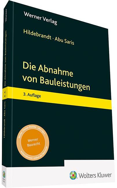 Cover: 9783804153868 | Die Abnahme von Bauleistungen | Amneh Abu Saris (u. a.) | Buch | 2020