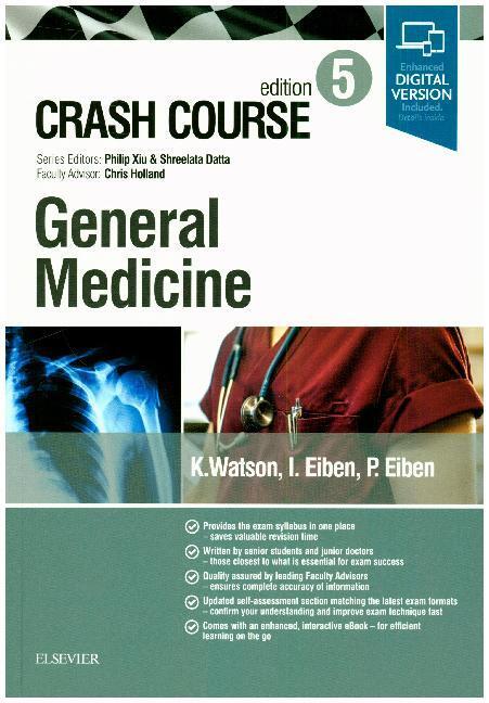 Cover: 9780702073724 | Crash Course General Medicine | Inez Eiben (u. a.) | Taschenbuch