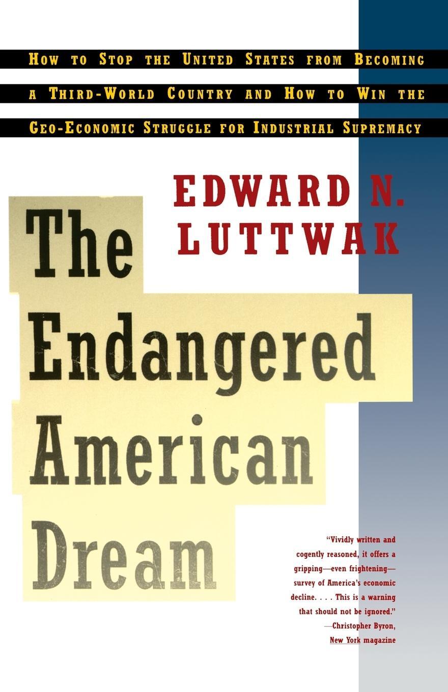 Cover: 9780671896676 | Endangered American Dream | Edward Luttwak | Taschenbuch | Paperback
