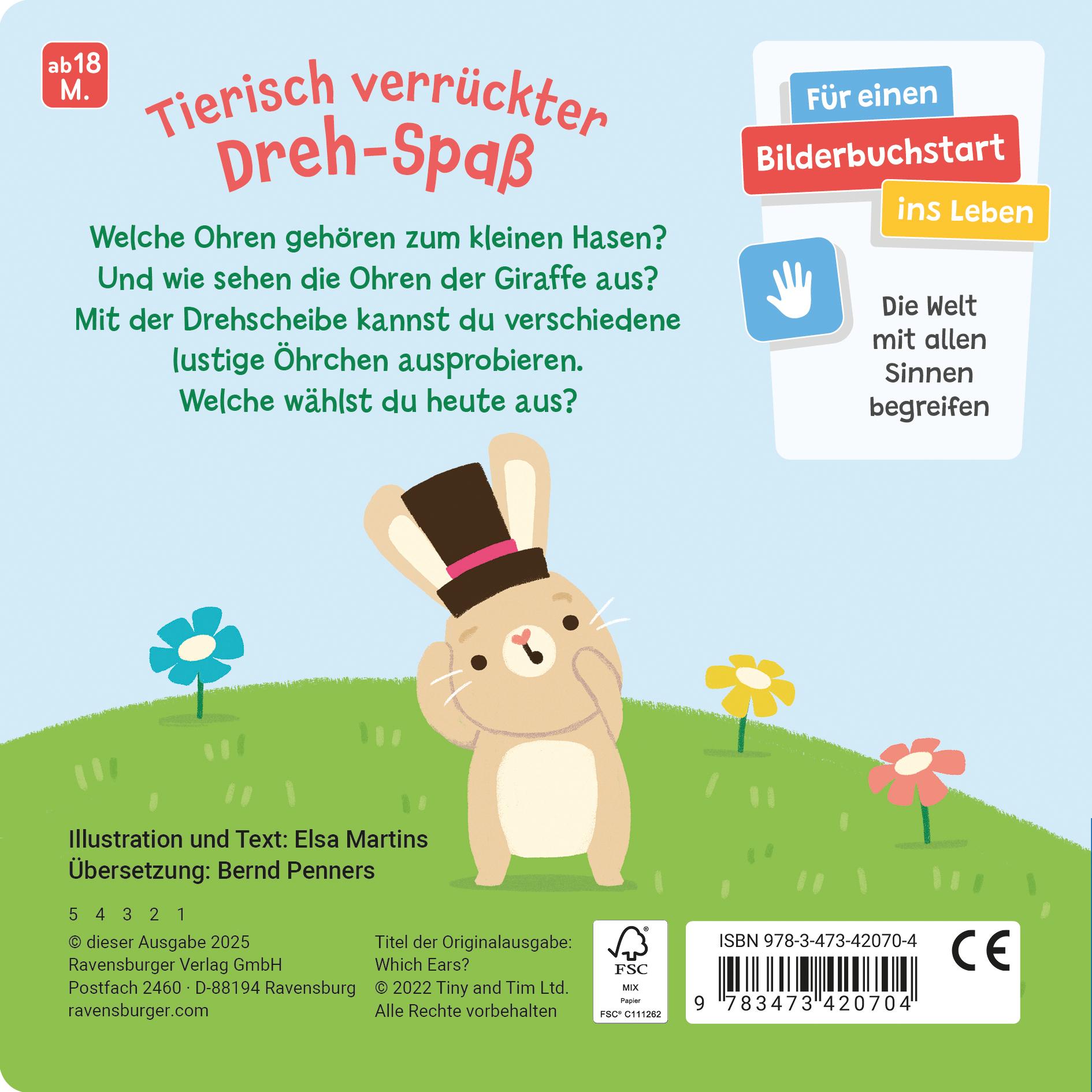 Rückseite: 9783473420704 | Was wackelt hier? | Tiny and Tim Limited | Buch | 12 S. | Deutsch