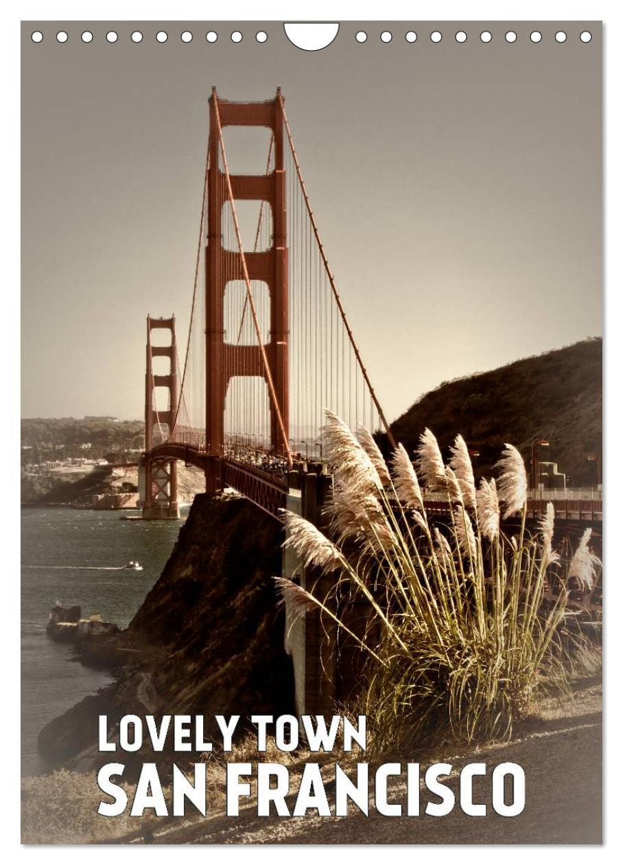 Cover: 9781325976928 | Lovely Town SAN FRANCISCO (Wall Calendar 2025 DIN A4 portrait),...