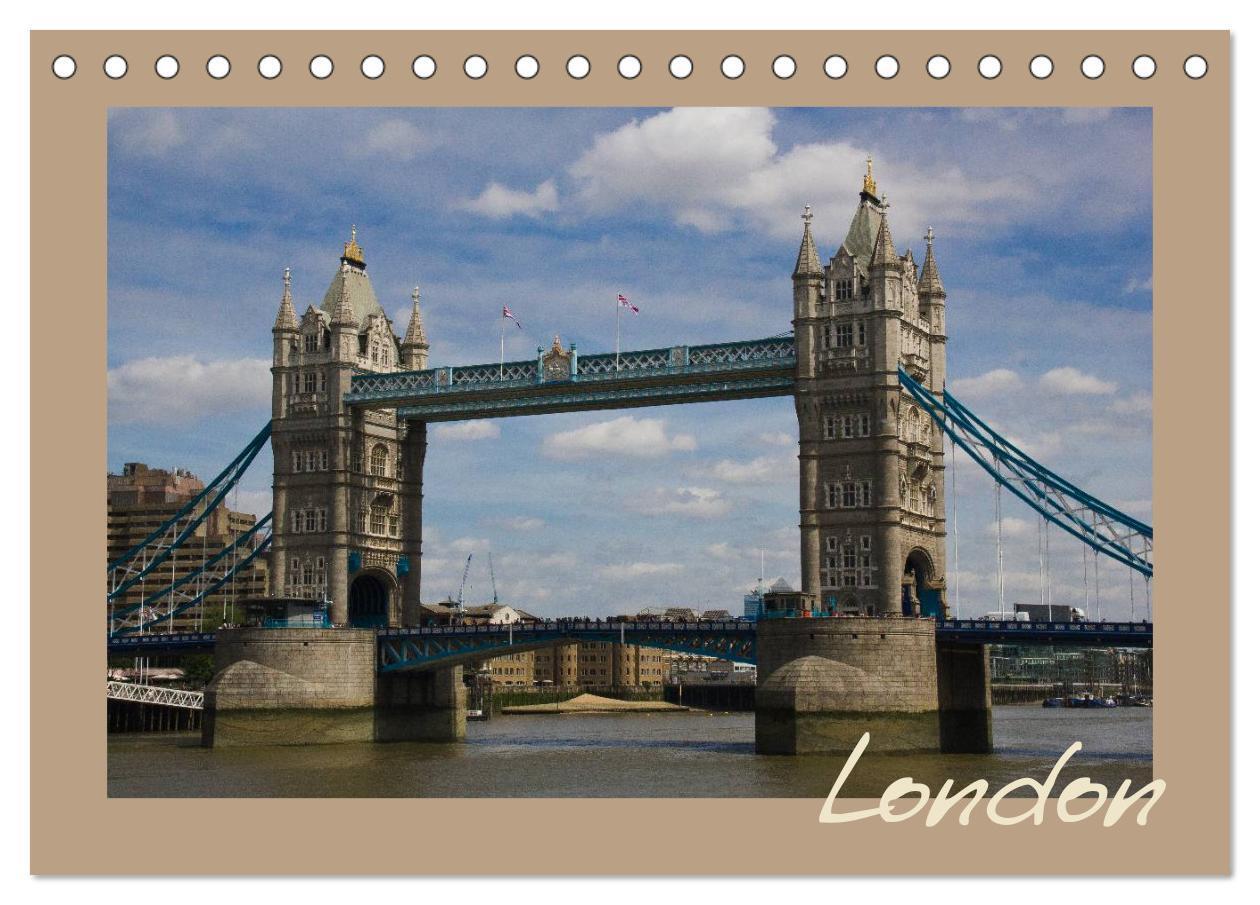 Cover: 9783435773534 | London (Tischkalender 2025 DIN A5 quer), CALVENDO Monatskalender