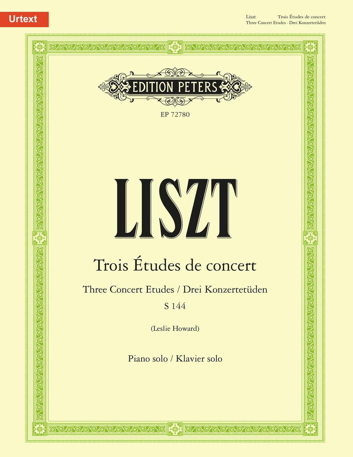 Cover: 9790577011066 | TROIS TUDES DE CONCERT PIANO 2 HANDS | FRANZ LISZT | Taschenbuch