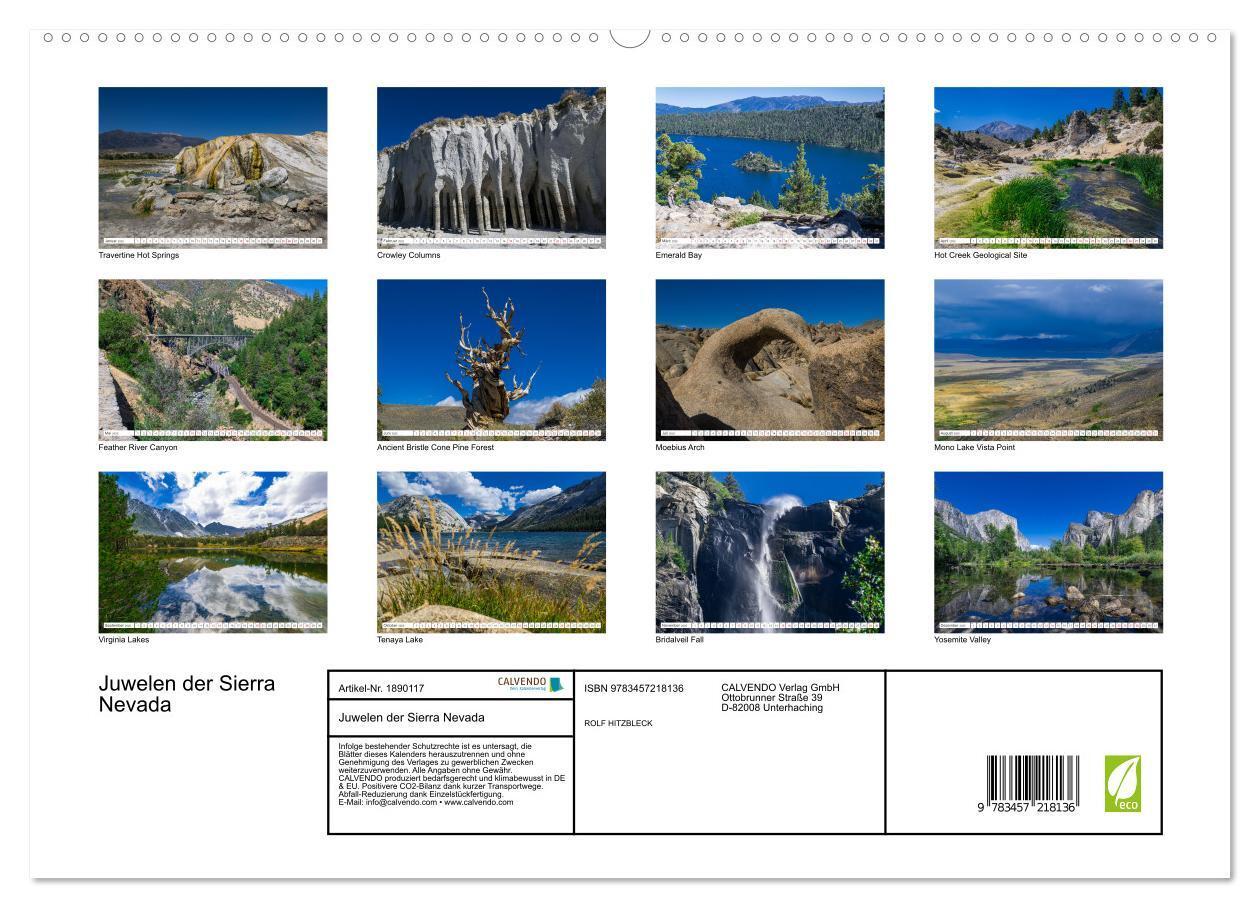 Bild: 9783457218136 | Juwelen der Sierra Nevada (hochwertiger Premium Wandkalender 2025...