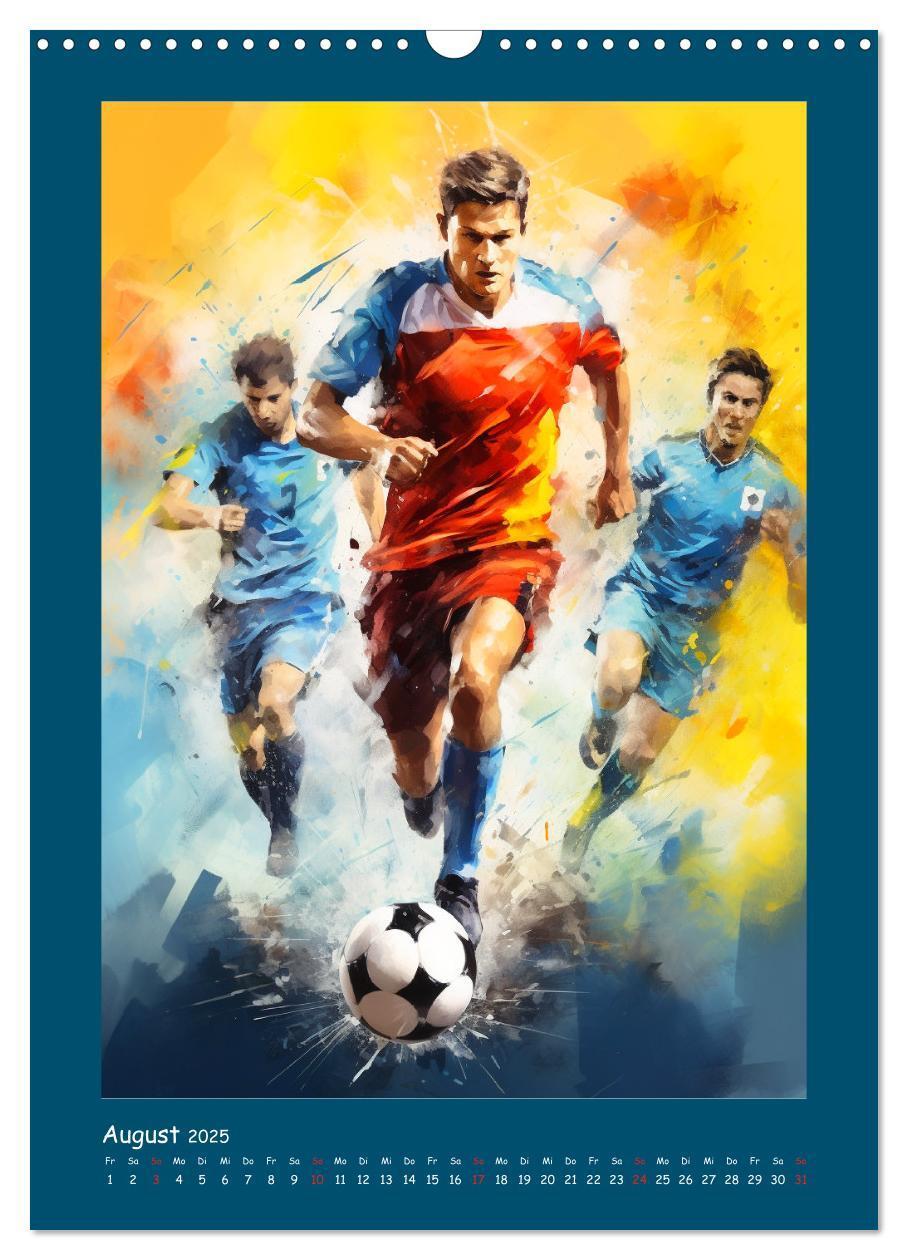 Bild: 9783383806889 | Leidenschaft Fussball. Stadionstimmung im Aquarellstil...