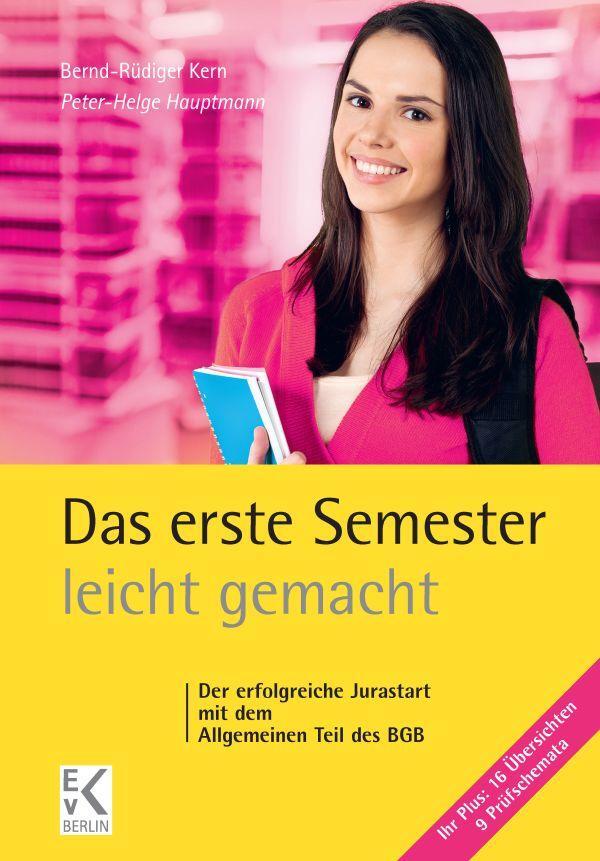 Cover: 9783874403771 | Das erste Semester - leicht gemacht. | Peter-Helge Hauptmann | Buch