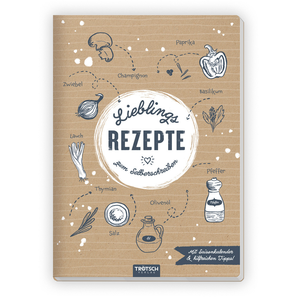 Cover: 9783965526105 | Trötsch Rezeptbuch Lieblingsrezepte zum Selberschreiben | Co.KG | Buch