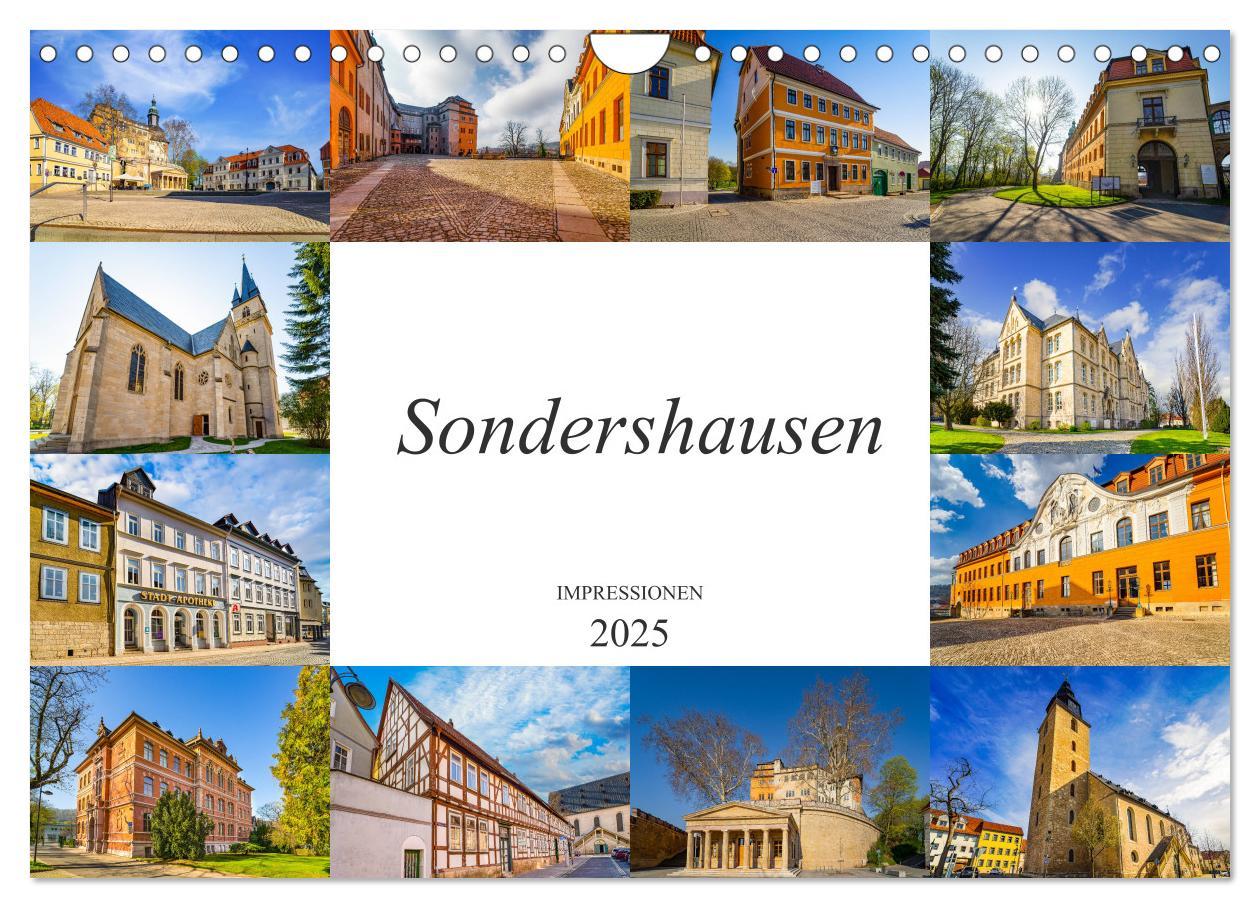 Cover: 9783435238606 | Sondershausen Impressionen (Wandkalender 2025 DIN A4 quer),...