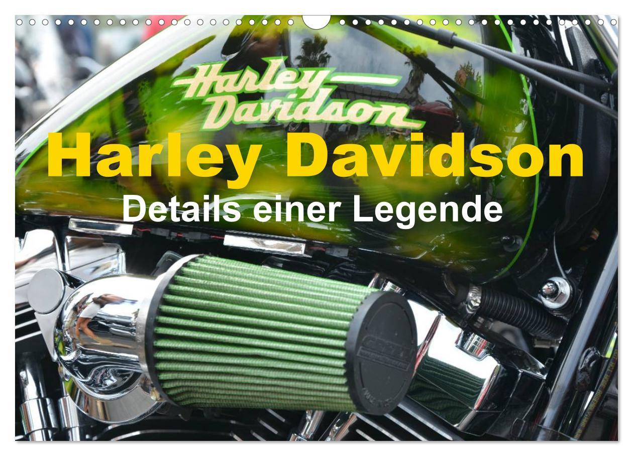 Cover: 9783435502004 | Harley Davidson - Details einer Legende (Wandkalender 2025 DIN A3...