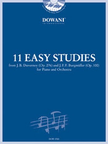 Cover: 9783905476637 | 11 Easy Studies for Piano and Orchestra | Dowani 3 Tempi Play Along