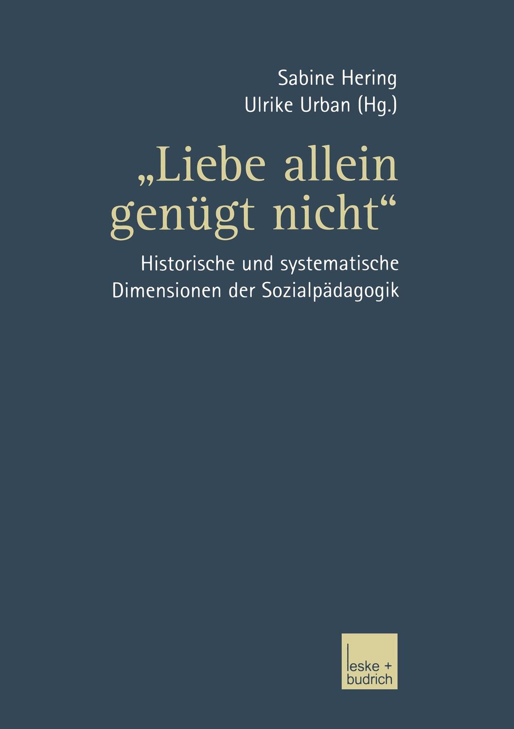 Cover: 9783810041470 | ¿Liebe allein genügt nicht¿ | Ulrike Urban (u. a.) | Taschenbuch