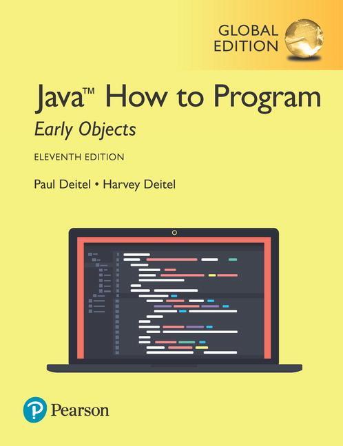 Cover: 9781292223858 | Java How to Program, Early Objects, Global Edition | Paul Deitel