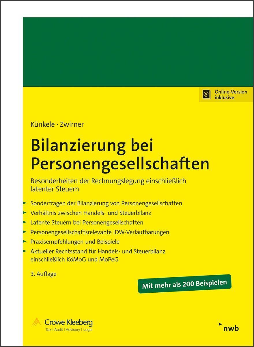 Cover: 9783482642135 | Bilanzierung bei Personengesellschaften | Kai Peter Künkele (u. a.)