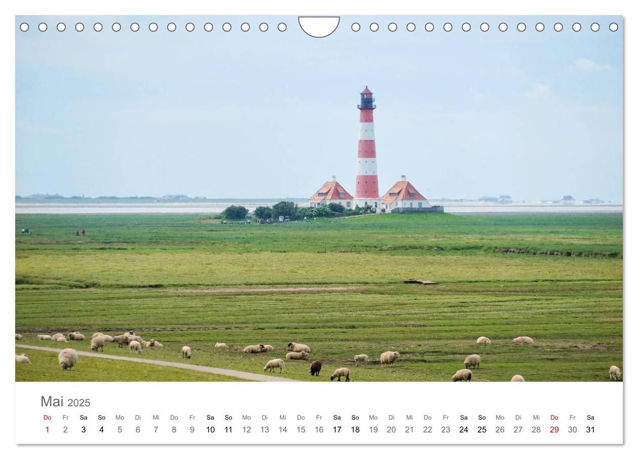 Bild: 9783435220045 | Nordfriesland (Wandkalender 2025 DIN A4 quer), CALVENDO Monatskalender