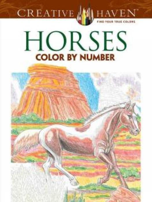 Cover: 9780486793849 | Horses Color by Number Coloring Book | George Toufexis | Taschenbuch