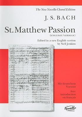 Cover: 9780853608028 | St. Matthew Passion: Vocal Score | Neil Jenkins | Taschenbuch | 2003