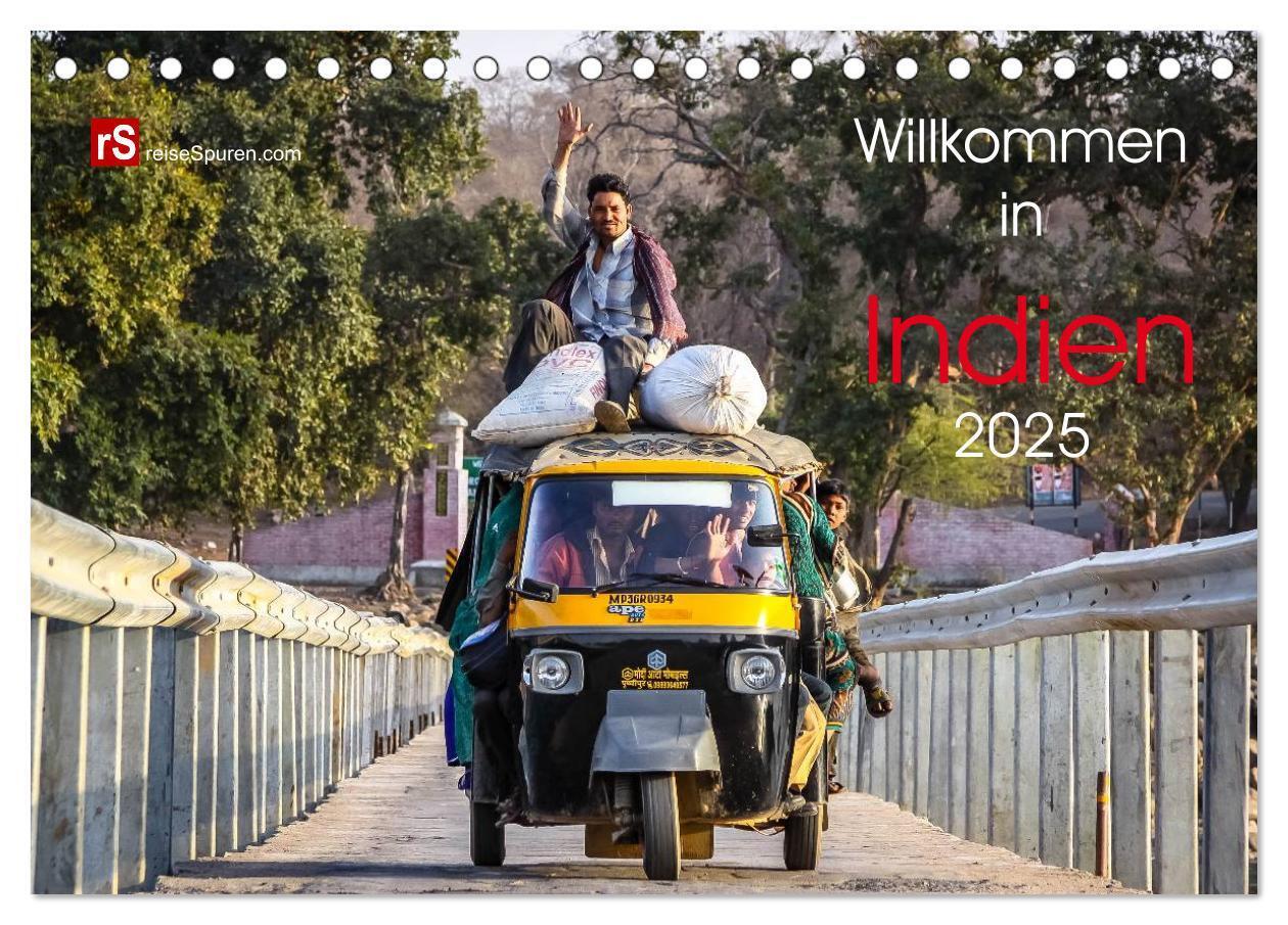 Cover: 9783435619351 | Willkommen in Indien 2025 (Tischkalender 2025 DIN A5 quer),...